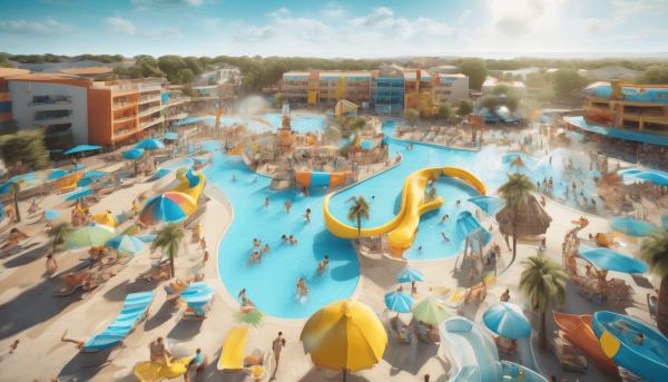 Camping Yelloh village le sérignan plage : vacances familiales et espaces aquatiques