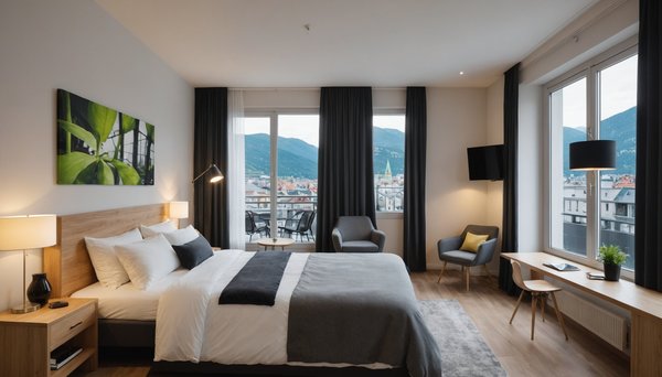 Séjour vert en plein centre : appart hôtel chambéry à découvrir